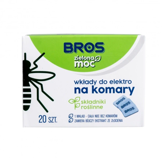 „Bros Green Power“ uodus atbaidančių lempų papildymai (20 vnt.)