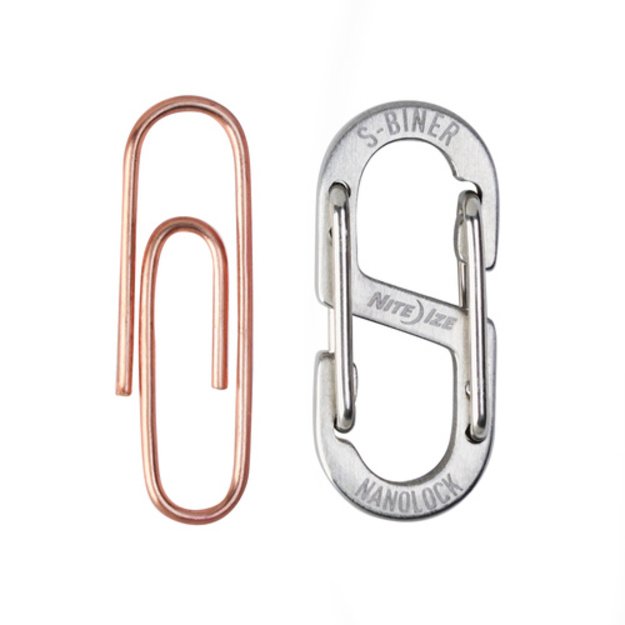 Nite Ize – S-Biner NanoLock karabinas – 4 dalys – SBNL-11-4R7