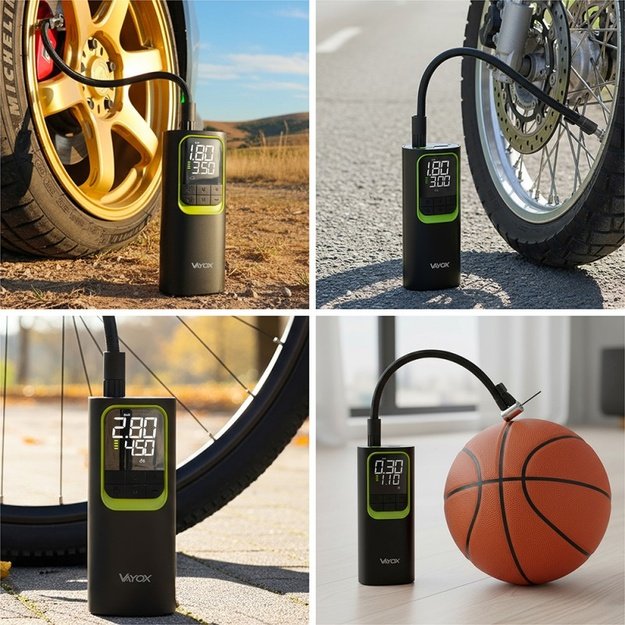 Įkraunama pompa su išorinės baterijos funkcija 8000mAh, VAYOX VA0410