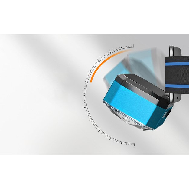 Supfire HL73 žibintuvėlis ant galvos