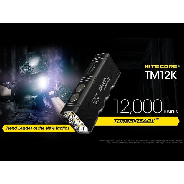Nitecore TM12K 12000lm žibintuvėlis