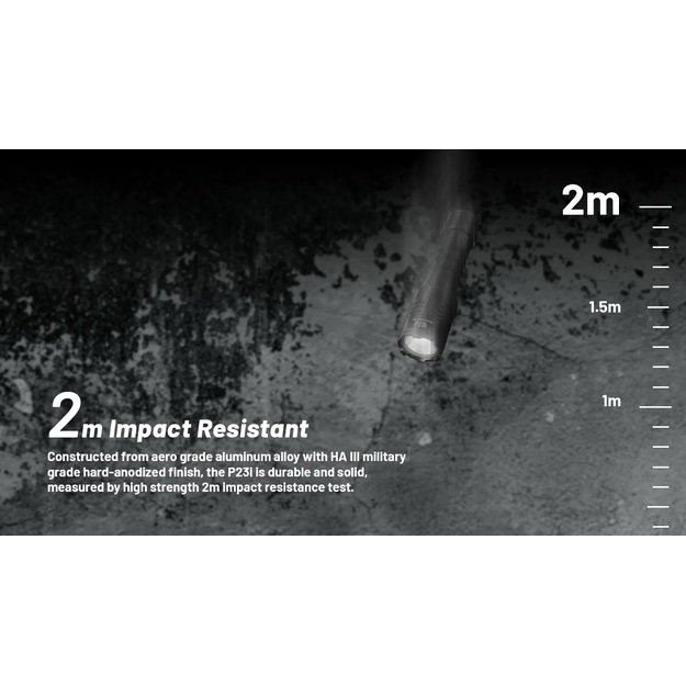 Nitecore P23i taktinis žibintuvėlis 3000lm 470m