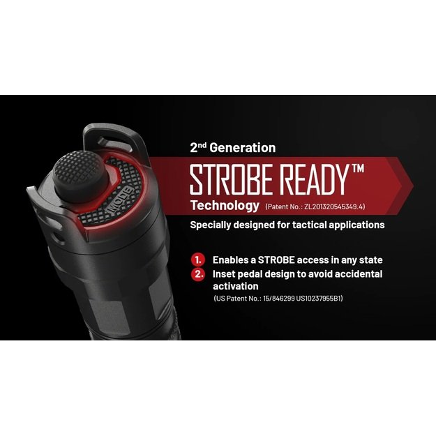 Nitecore P23i taktinis žibintuvėlis 3000lm 470m