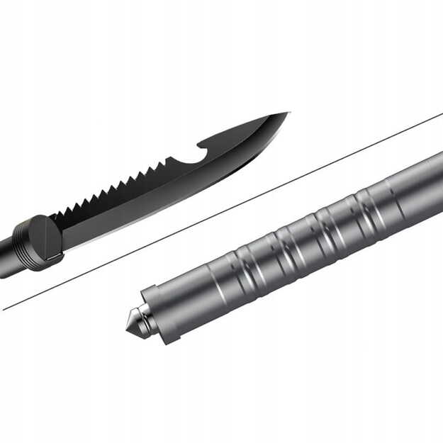 Sulankstomas daugiafunkcinis kastuvas su juodu dėklu SP-014