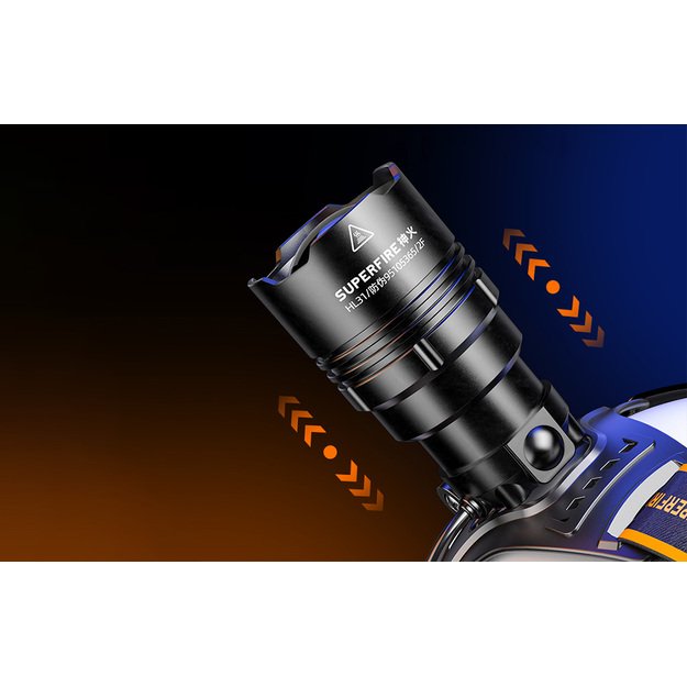 Superfire HL31 žibintuvėlis, Type-C