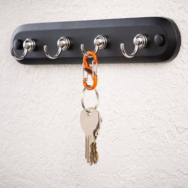 Nite Ize – S-Biner MicroLock spalvotų laikiklių / karabinų pakuotė – 5 vnt –Aliuminis - LSBMA-A2-5R7