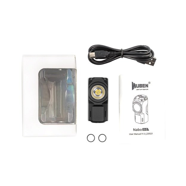 Wuben X0 kišeninis žibintuvėlis su magnetu 1000lm