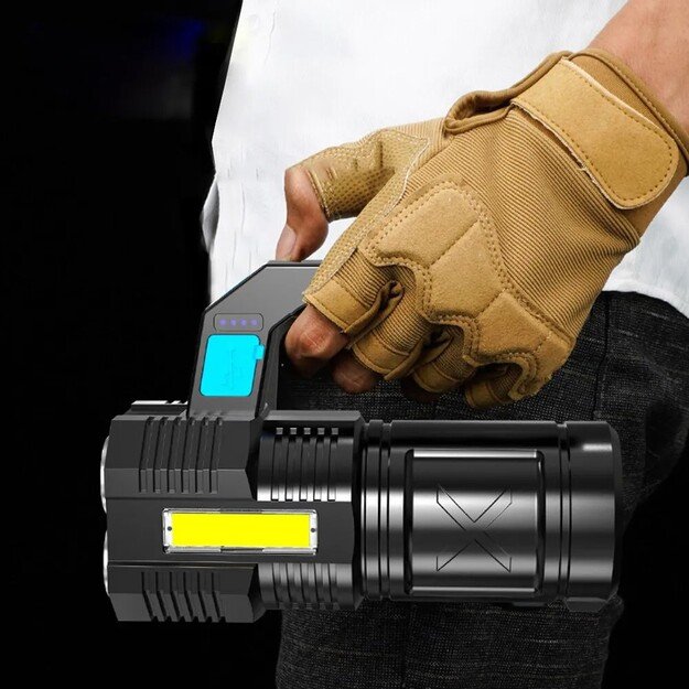 Vayox handheld flashlight 4xLED + COB 250lm VA0113
