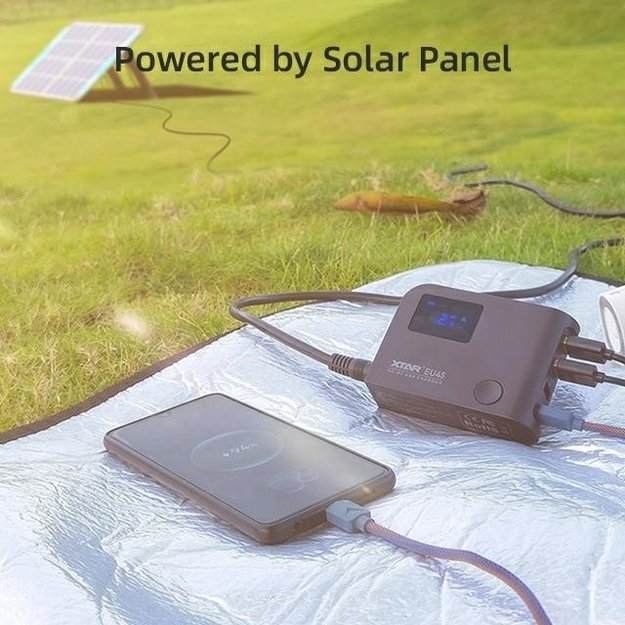 Pakrovėjas USB XTAR EU4S QC3 Type-C DC-CD