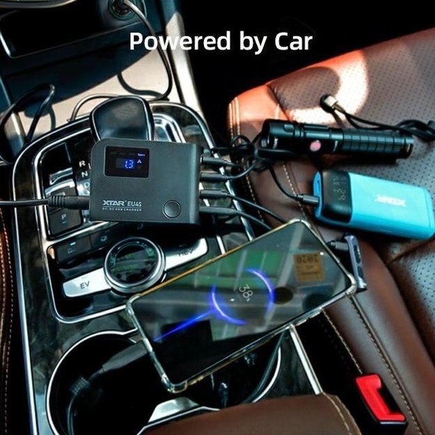 Pakrovėjas USB XTAR EU4S QC3 Type-C DC-CD