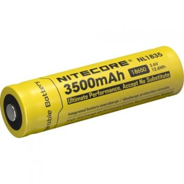 Nitecore 18650 baterija 3500mAh NL1835