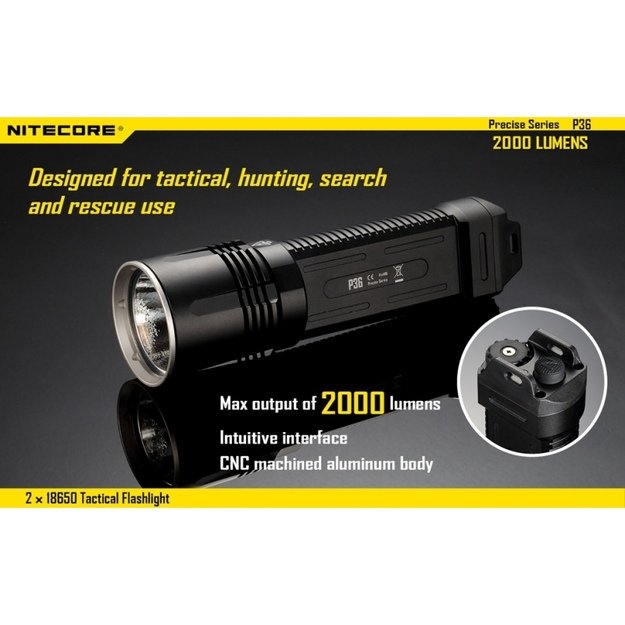 Nitecore P36 žibintuvėlis