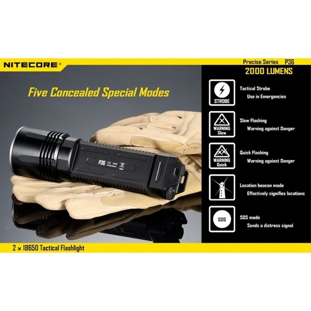 Nitecore P36 žibintuvėlis