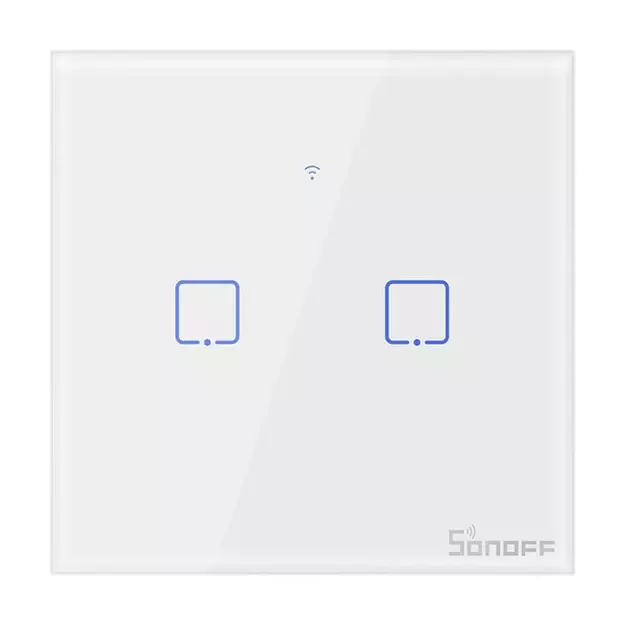 Умный выключатель WiFi Sonoff T0 EU TX (2-канальный)