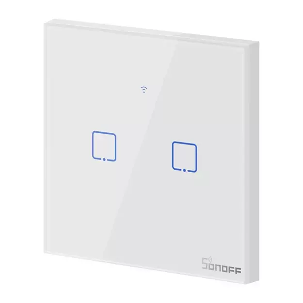Умный выключатель WiFi Sonoff T0 EU TX (2-канальный)