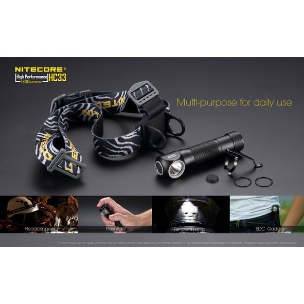 Nitecore HC33 žibintuvėlis