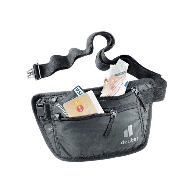 Piniginė ant liemens Deuter Security Money Belt I - Juoda