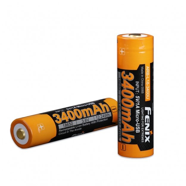 Fenix ​​USB ARB-L18U baterija (18650 3400 mAh 3.6 V) ARB-L18-3400U