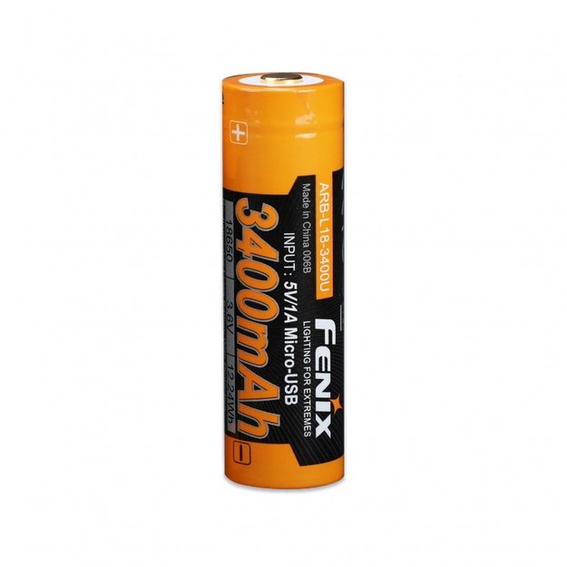 Fenix ​​USB ARB-L18U baterija (18650 3400 mAh 3.6 V) ARB-L18-3400U