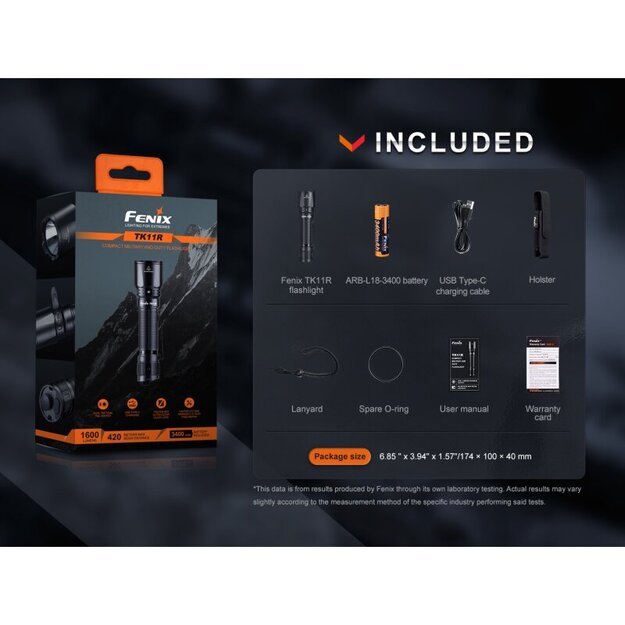 Fenix ​​TK11R LED žibintuvėlis