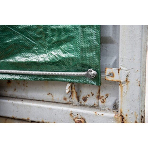 Elastinė guma 0,6x60 cm PVC kabliukas juodas