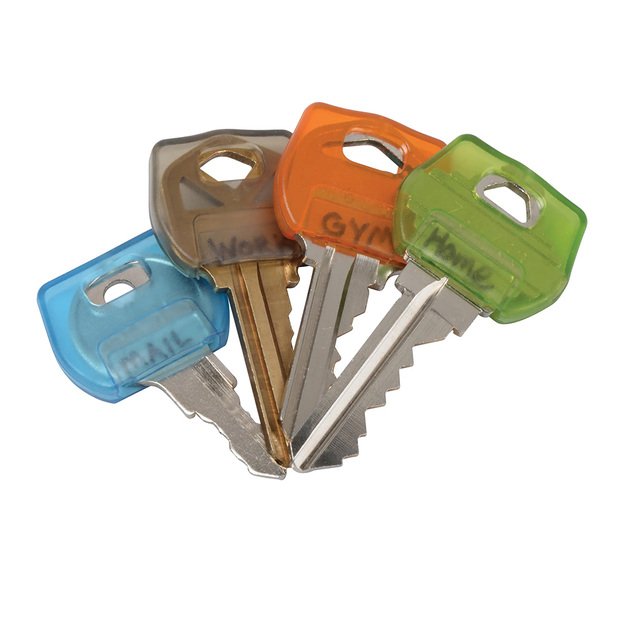 Nite Ize colour identification caps for keys (4 pcs) KID-A1-4R7