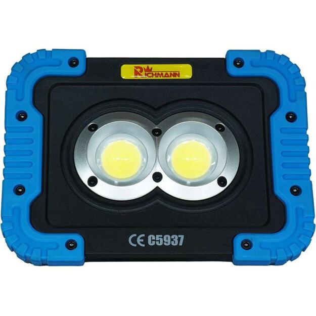 Richmann įkraunamas halogeninis žibintas 2x10W LED 1150lm C5937