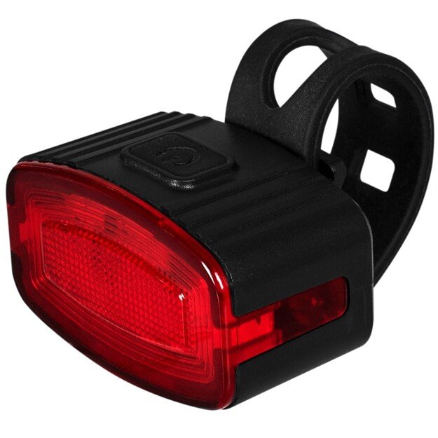 Vayox Dviračių žibintų komplektas priekinis 2*LED + galinis 12*LED VA0155