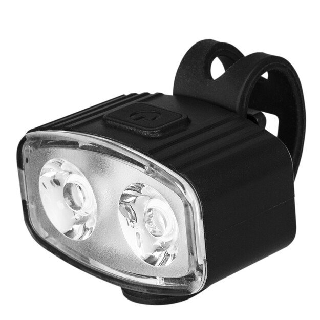 Vayox Dviračių žibintų komplektas priekinis 2*LED + galinis 12*LED VA0155