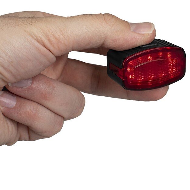 Vayox Dviračių žibintų komplektas priekinis 2*LED + galinis 12*LED VA0155