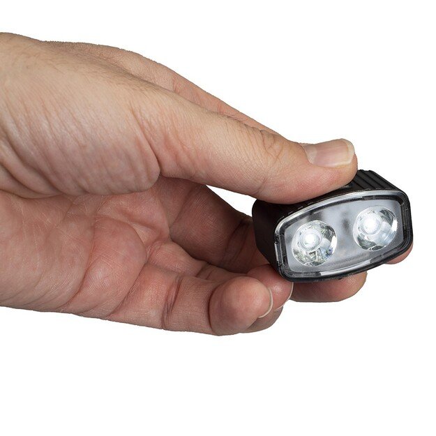 Vayox Dviračių žibintų komplektas priekinis 2*LED + galinis 12*LED VA0155