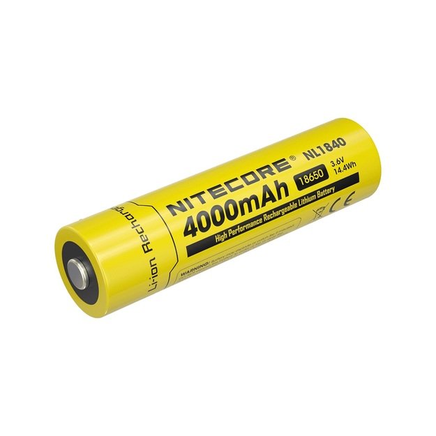 Nitecore Li-Ion baterija 18650, 4000mAh 3.6V - NL1840