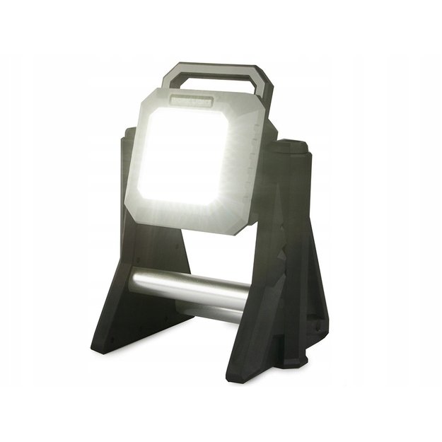 Prožektorius įkraunamas, nešiojamas LED COB USB su teleskopinėmis kojomis