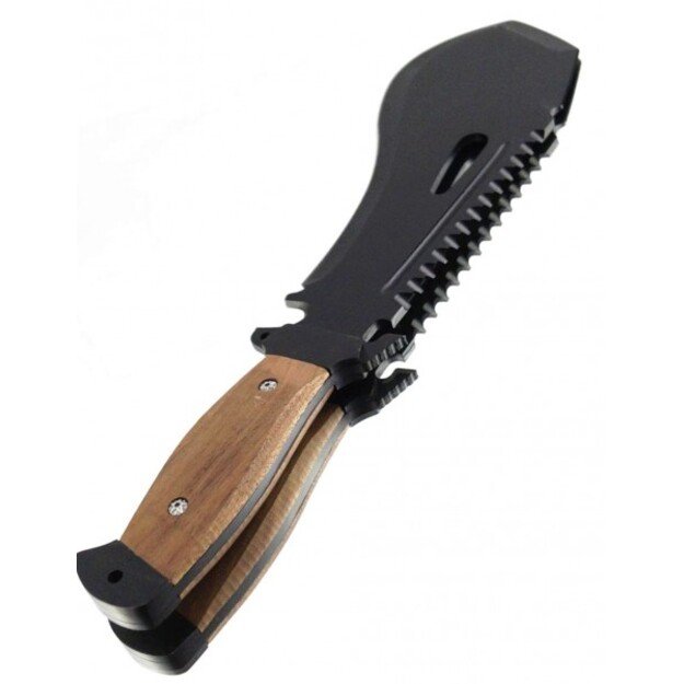 Mil-Tec Bolo Survival juoda mačetė