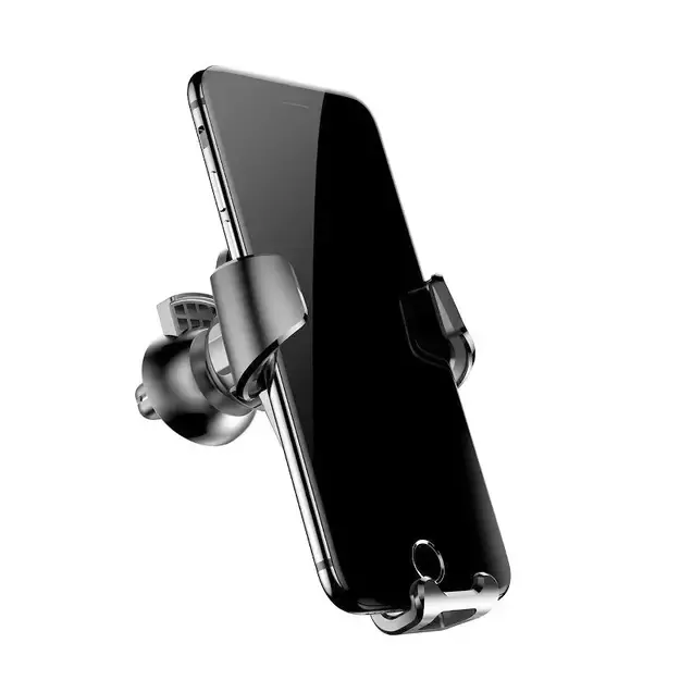 Baseus gravitacinė rankena ant automobilio grotelių - juoda