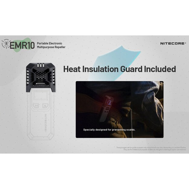 Nitecore EMR10 Lite - отпугиватель комаров, перезаряжаемый с функцией Powerbank