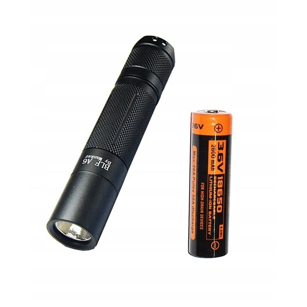 Manker BLF A6 1600 Lumen CREE XP-L LED žibintuvėlis su 18650 baterija