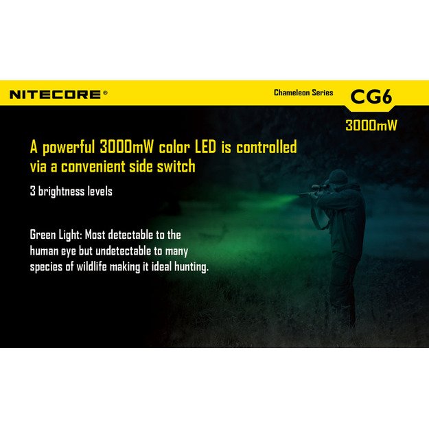 Nitecore CG6 žibintuvėlis