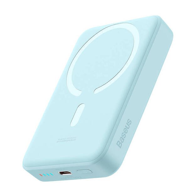 Power Bank mini Baseus 10000 мАч, USB-C, 30 Вт, синий