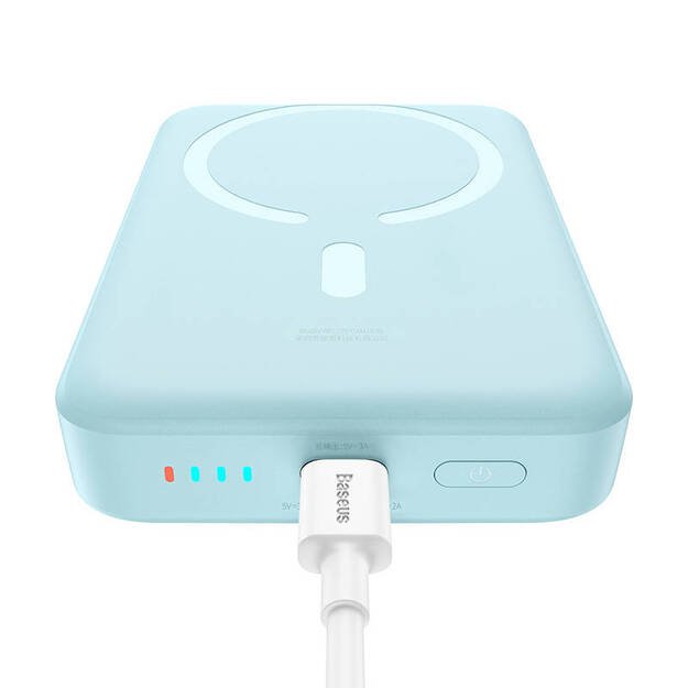 Power Bank mini Baseus 10000 мАч, USB-C, 30 Вт, синий