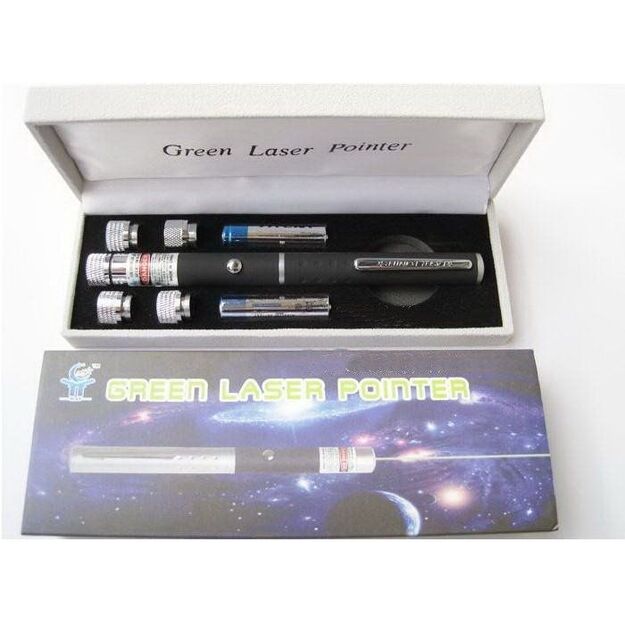 Зеленый лазер с эффектом Disco