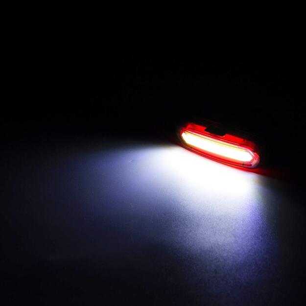 Galinė dviračio lempa, įkraunama