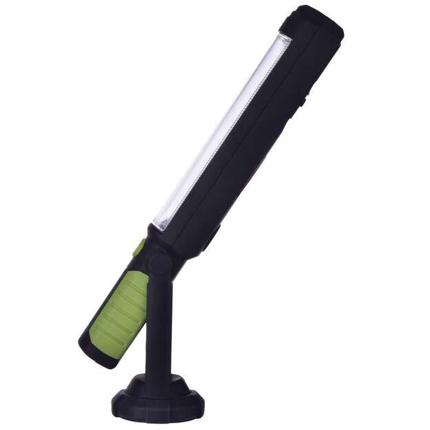 Pakraunamas žibintas 5 W COB LED + 5×LED