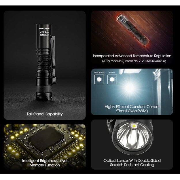 Nitecore MT1A PRO - 800lm flashlight