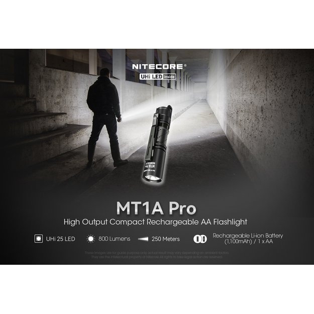 Nitecore MT1A PRO - 800lm flashlight