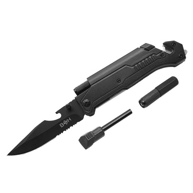 BSH ADVENTURE 3in1 gelbėjimo peilis N-061Z