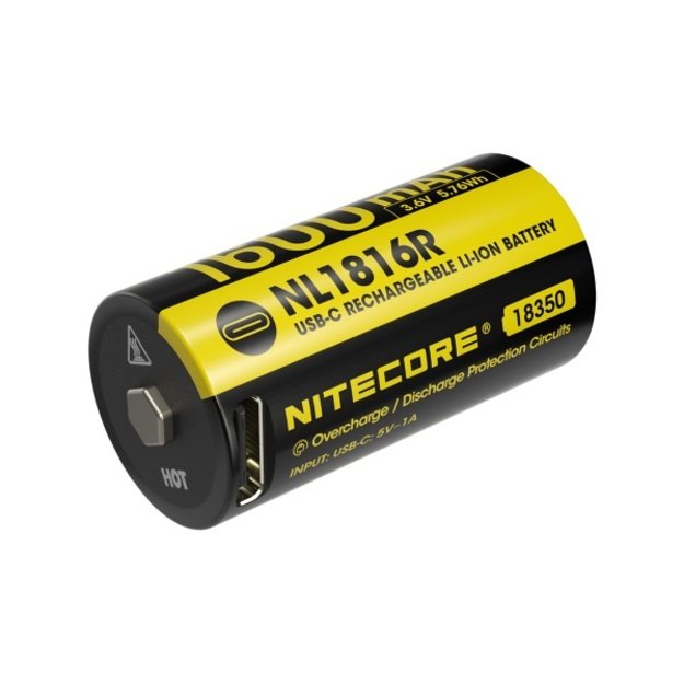Литий-ионная аккумуляторная батарея Nitecore 1600 мАh, NL1816R