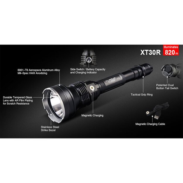 Klarus XT30R prožektorius