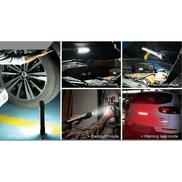 Explorer belaidis šviestuvas darbui COB LED 12W ZF6675