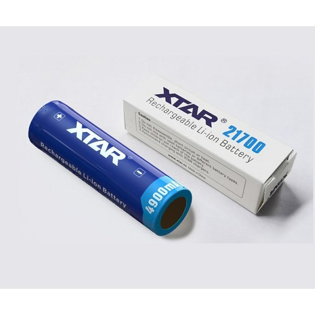 Xtar 21700 3.7V Li-ion 4900mAh battery with protection